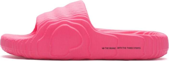 Adidas Originals Adilette 22 Slides Dames Lucid Pink Core Black Lucid Pink- Dames Lucid Pink Core Black Lucid Pink