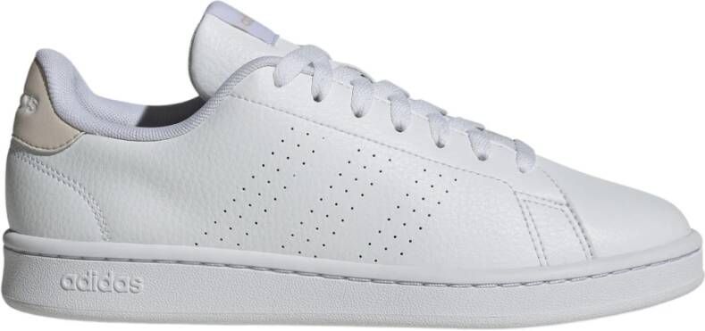 Adidas Advantage Leren Schoenen White Dames