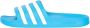 Adidas adilette Slippers en Sandalen Blauw Maat: 39 1 3 Mesh Synthetisch Foot Locker - Thumbnail 3