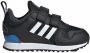 Adidas Originals Zx 700 sneakers zwart wit antraciet - Thumbnail 4