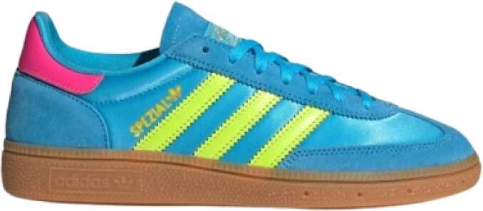 Adidas Blauwe Leren Handball Spezial W Sneakers