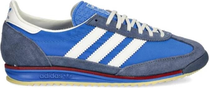 Adidas SL 72 Schoenen Blauw Maat: 40 2 3 Leer Foot Locker