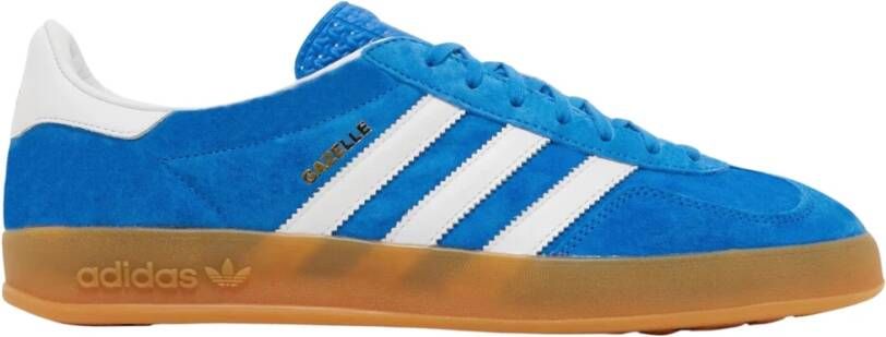 Adidas Blauwe Vogel Kauwgom Limited Edition Sneakers Blue Heren