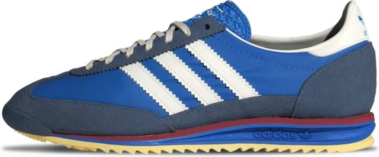 Adidas SL 72 Schoenen Blauw Maat: 38 2 3 Leer Foot Locker