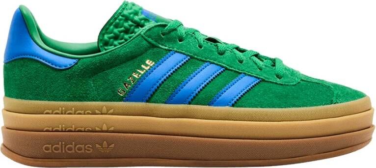 Adidas Lage Sneakers Gazelle Bold Green Blue Gum (Women's)