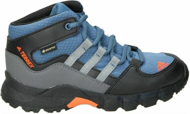 Adidas Terrex Junior's Terrex GTX Mid Wandelschoenen blauw zwart