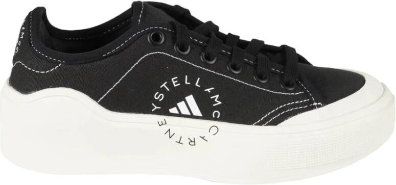 Adidas by stella mccartney Court Cotton Sneakers Black Dames