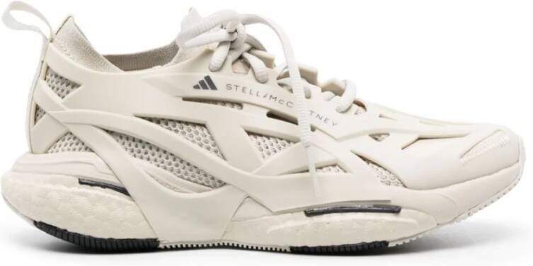 Adidas by stella mccartney Lichtgrijze Primeknit Sneakers Gray Dames