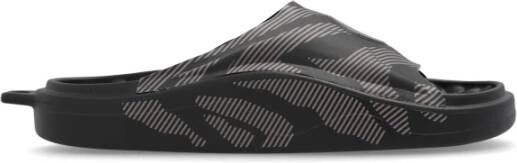 adidas by stella mccartney Slippers met logo Black Dames