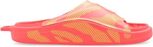 adidas by stella mccartney Slippers met logo Orange Dames