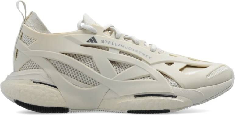 Adidas by stella mccartney Beige Mesh Sneakers Verhoog Stijl Beige Dames