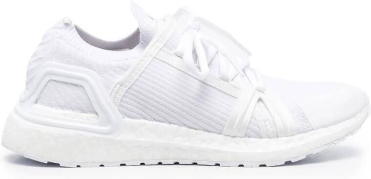 Adidas by stella mccartney Witte Panelled Veterschoenen White Dames