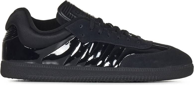 adidas by stella mccartney Zwarte Leren Sneakers Ss24 Black Heren