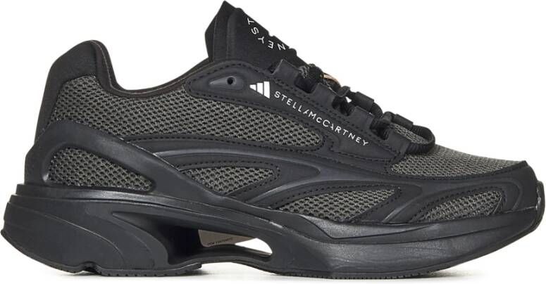 adidas by stella mccartney Zwarte Mesh Sneakers Aw24 Black Dames
