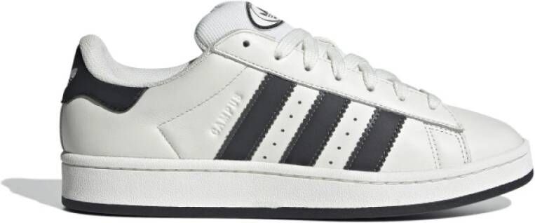 Adidas Originals Witte Sneakers met Zijstrepen White