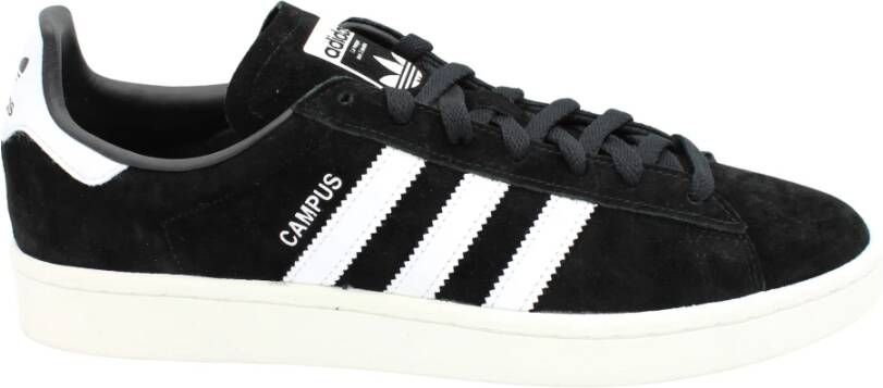 Adidas Campus Sneakers Zwart Wit Suède Schoenen