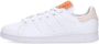 Adidas Originals Stan Smith sneakers wit lichtoranje lichtblauw - Thumbnail 2