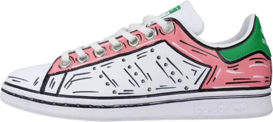 Adidas Comic Pink Stan Smith Sneakers White Dames