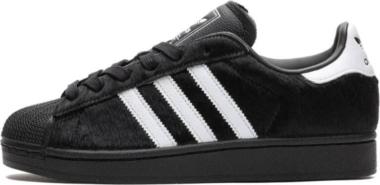 Adidas Core Black Superstar II Sneakers
