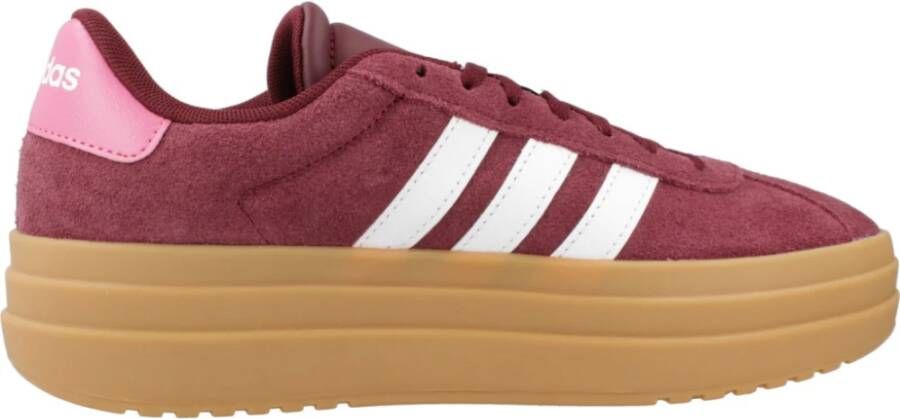 Adidas Sportswear VL Court Bold suède sneakers donkerrood wit Suede 38 2 3 - Foto 5