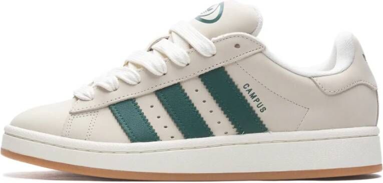 Adidas Cream White Collegiate Green Sneakers