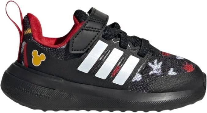 Adidas Sportswear x Disney FortaRun 2.0 Mickey Cloudfoam Sport Running Schoenen met Elastische Veters en Klittenband Kinderen Zwart - Foto 4