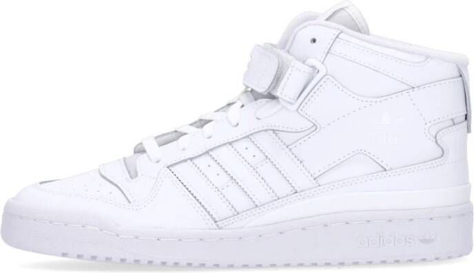 Adidas Originals Forum Mid Schoenen Cloud White Cloud White Cloud White Dames - Foto 11