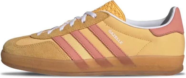 Adidas Gestructureerde Gazelle Indoor Sneakers Orange Heren