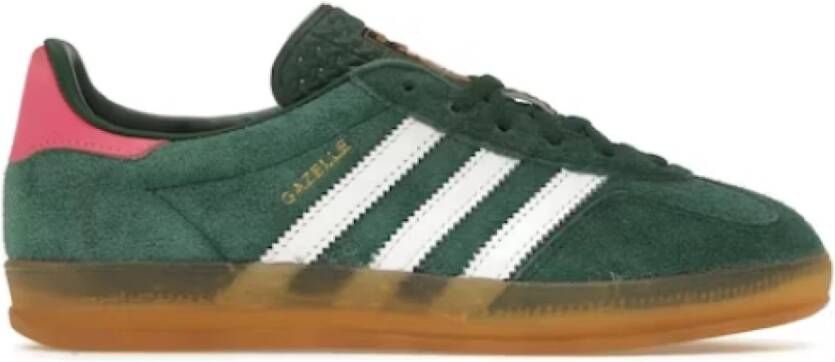 Adidas Gazelle Indoor Groen Roze Sneakers Multicolor Heren Schoenen