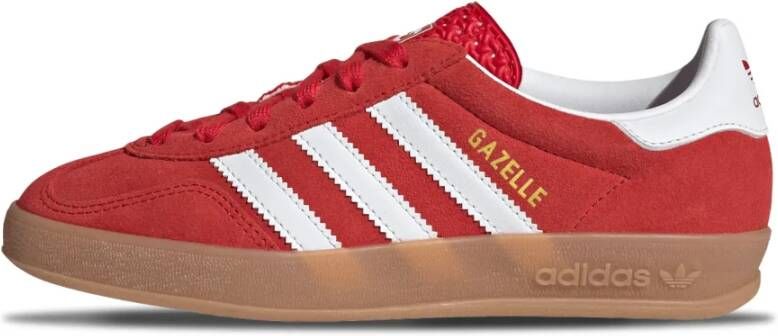 Adidas Gazelle Unisex Schoenen Rood Maat: 36 2 3 Leer Foot Locker