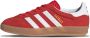 Adidas Gazelle Unisex Schoenen Rood Maat: 36 2 3 Leer Foot Locker - Thumbnail 1