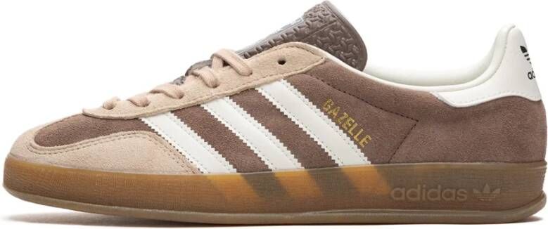 Adidas Originals Gazelle Indoor Earth Strata Cloud White Magic Beige- Dames Earth Strata Cloud White Magic Beige