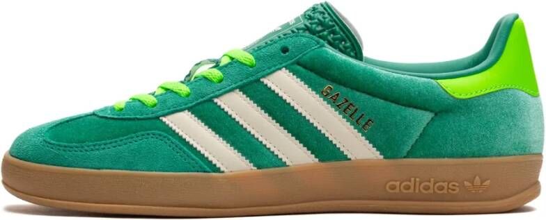 Adidas Gazelle indoor sneaker van fluweel met suède details