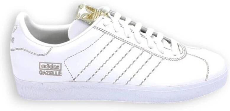 Adidas Gazelle Leren Veterschoen Rubberen Zool Schoen