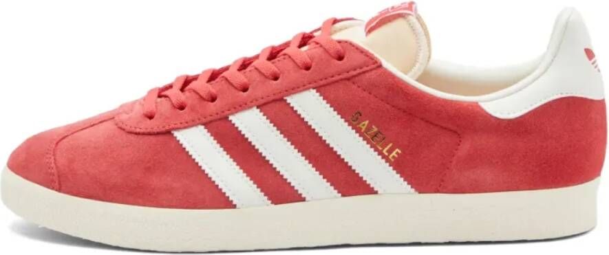 Adidas Gazelle Rood & Off White Sneakers Rood Heren