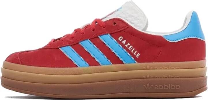 Adidas Originals Gazelle Bold W Sneaker Trendy Sneakers Dames active pink semi blue burst ftwr white maat: 36 2 3 beschikbare maaten:36 2 3 39 1