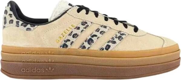 Adidas Lage Sneakers Gazelle Bold Cream Black Leopard ( 's)