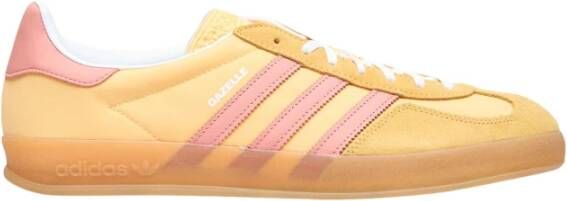 Adidas Gestructureerde Gazelle Indoor Sneakers Orange Heren