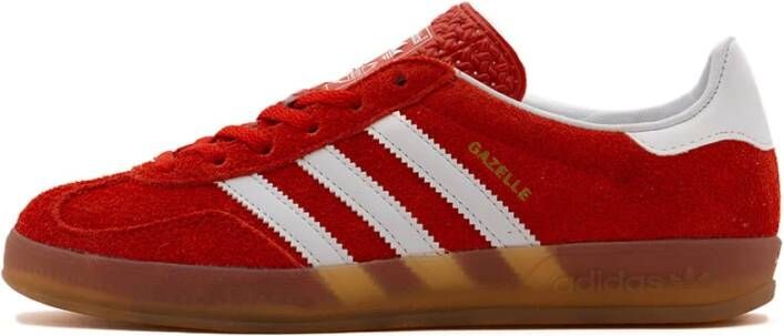 Adidas Originals Leren Sneakers Rubberen Zool Gewatteerde Kraag