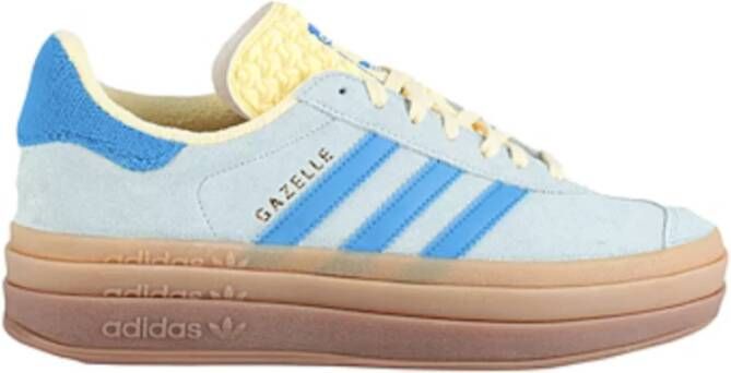 Adidas Gewaagde Gazelle Platform Sneakers Dames Blauw