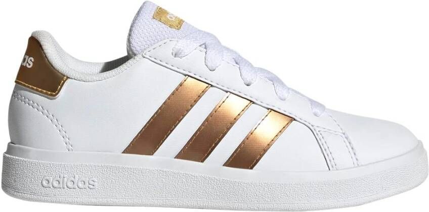 Adidas Grand Court 2.0 Sneakers Wit Goud White Dames