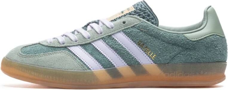 Adidas Originals Gazelle Indoor Mineral Green Silver Dawn Silver Green- Mineral Green Silver Dawn Silver Green