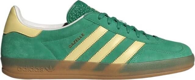 Adidas Originals Gazelle Indoor Schoenen Semi Court Green Almost Yellow Gum- Semi Court Green Almost Yellow Gum