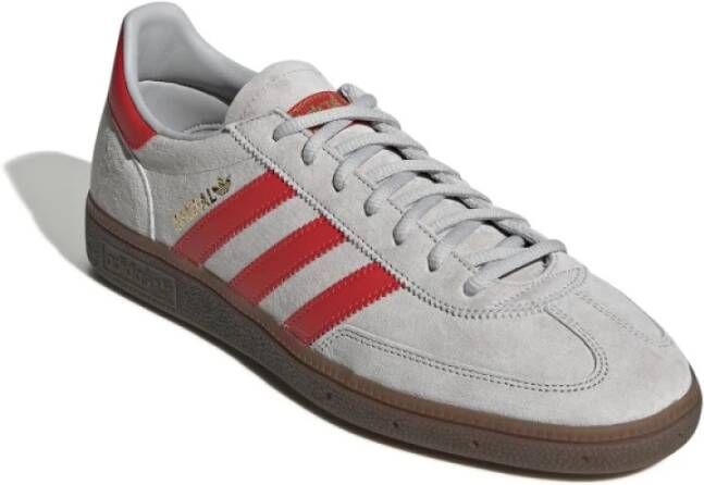 Adidas Originals Handball Spezial Sneaker Sneakers Schoenen grey two hi-res red gold met. maat: 43 1 3 beschikbare maaten:42 2 3 43 1 3 45 1 3 4 - Foto 4