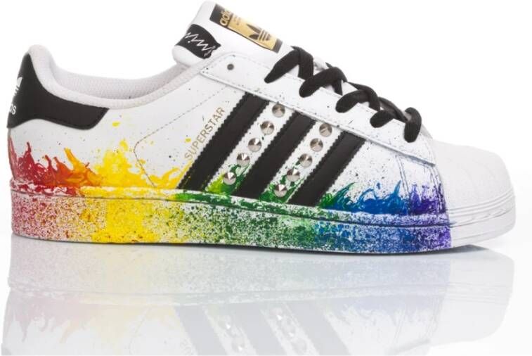 Adidas Handgemaakte Multicolor Sneakers Multicolor Heren
