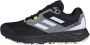 Adidas Terrex Two Flow Trail Running Schoenen Core Black Crystal White Solar Yellow Dames - Thumbnail 2