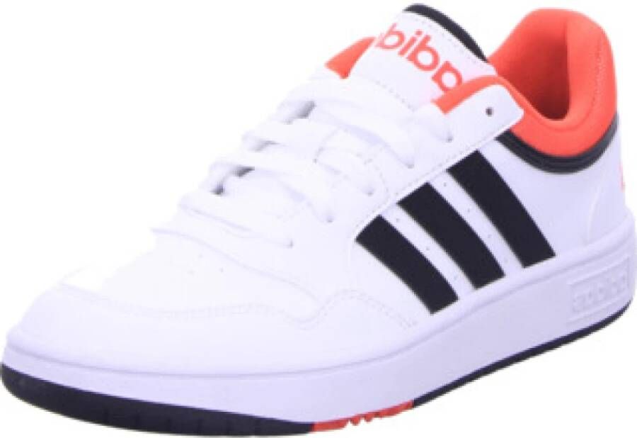 Adidas Sportswear Hoops 3.0 sneakers wit zwart rood Imitatieleer 35 1 2 - Foto 4