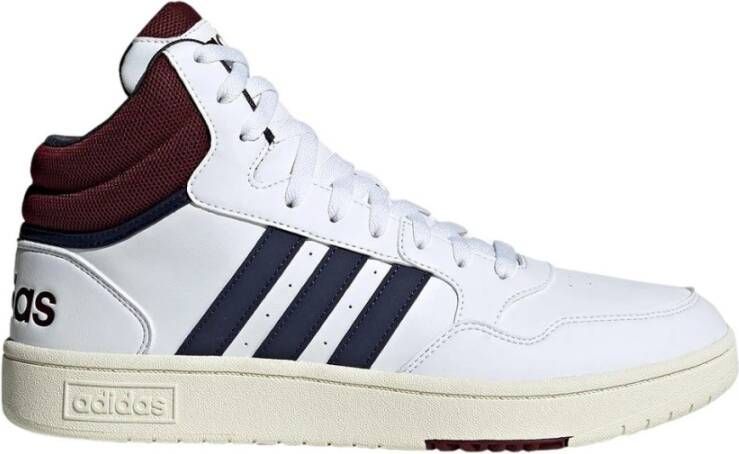 Adidas Heren Hoops 3.0 Mid Sneakers Wit Heren