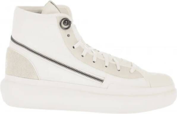 Adidas Hoge Top Leren Sneakers met Rits