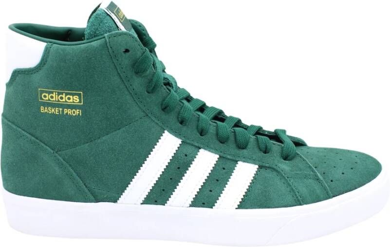 Adidas Hoge Top Suède Rubberen Zool Sneaker